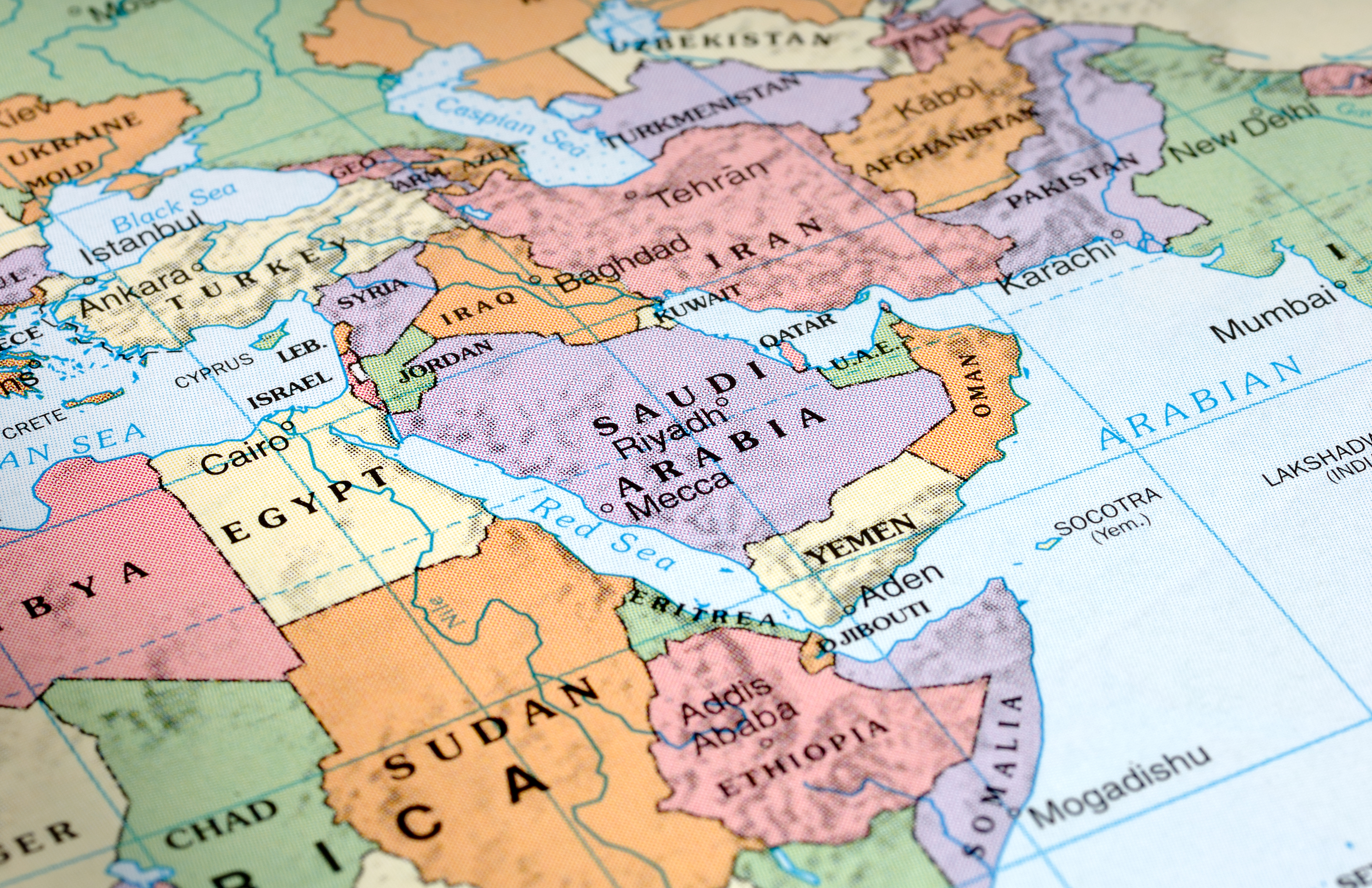 iStock-139705867 Middle East Map